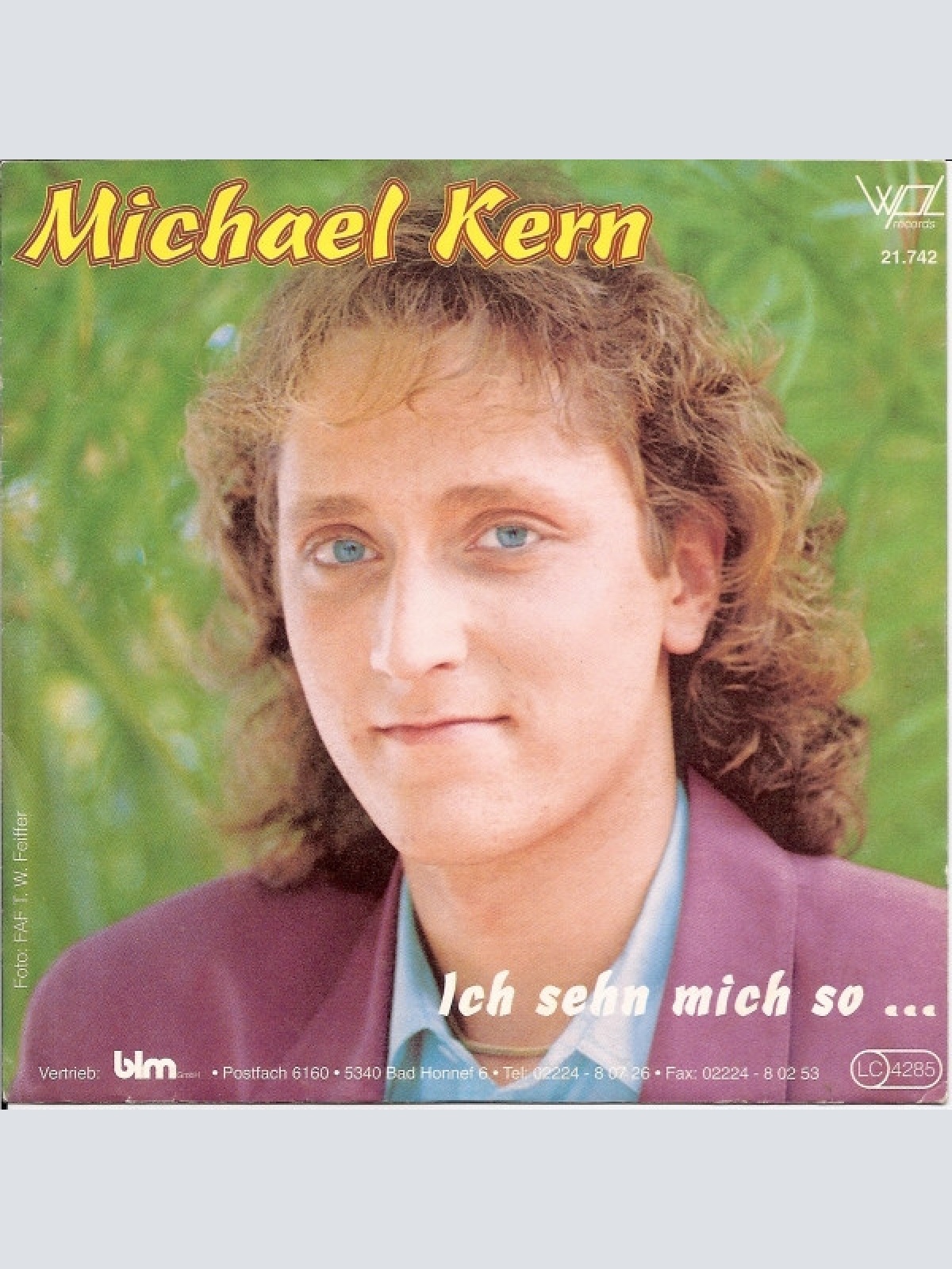 Vinyl / Michael Kern - Ich Sehn Mich So...