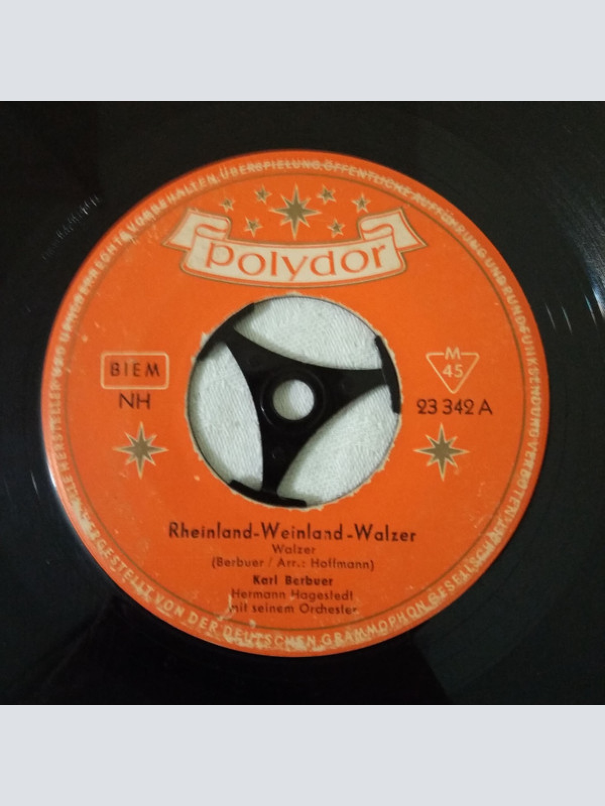 Vinyl / Karl Berbuer - Rheinland-Weinland-Walzer / Dat Pünkelche Om I