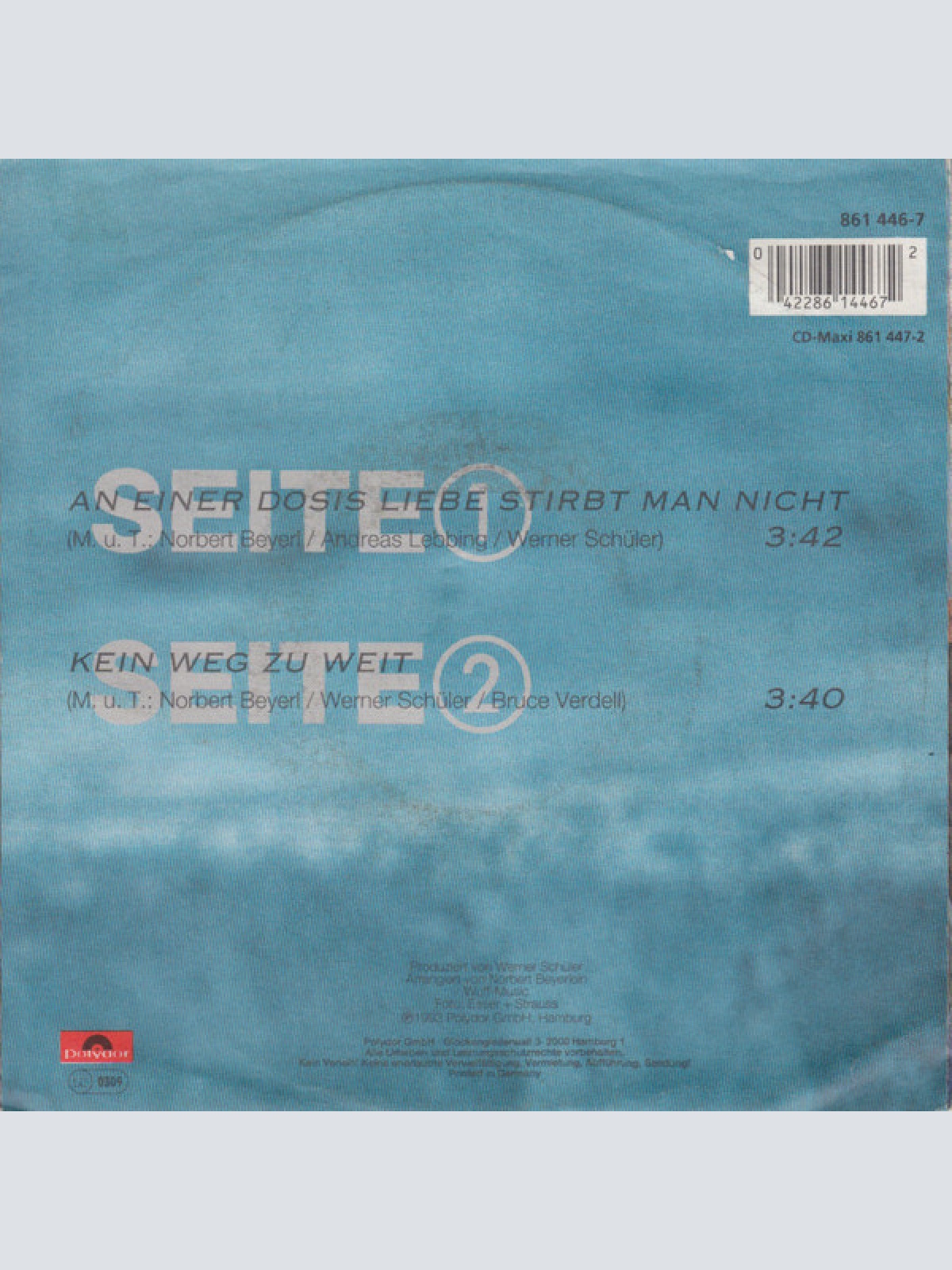 Vinyl / Andreas Lebbing - An Einer Dosis Liebe Stirbt Man Nicht