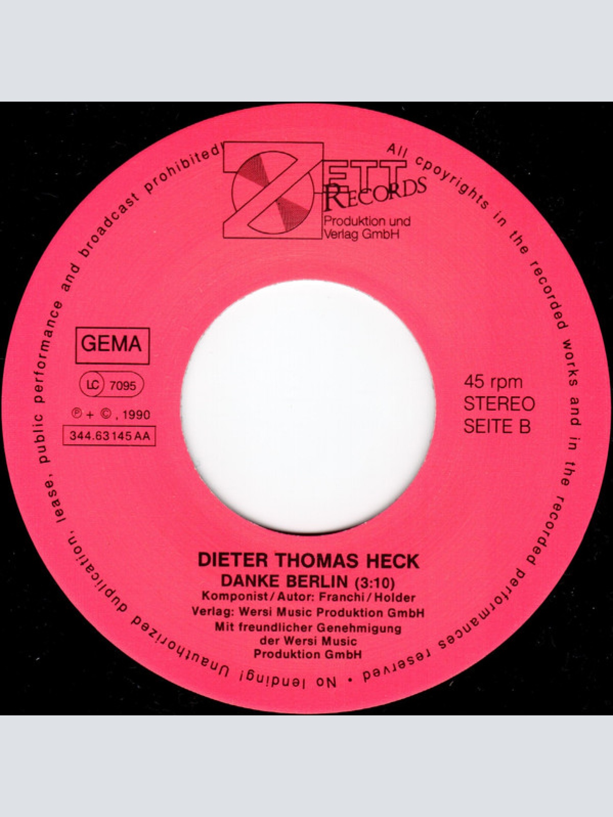 Vinyl / Dieter Thomas Heck - 20 Jahre