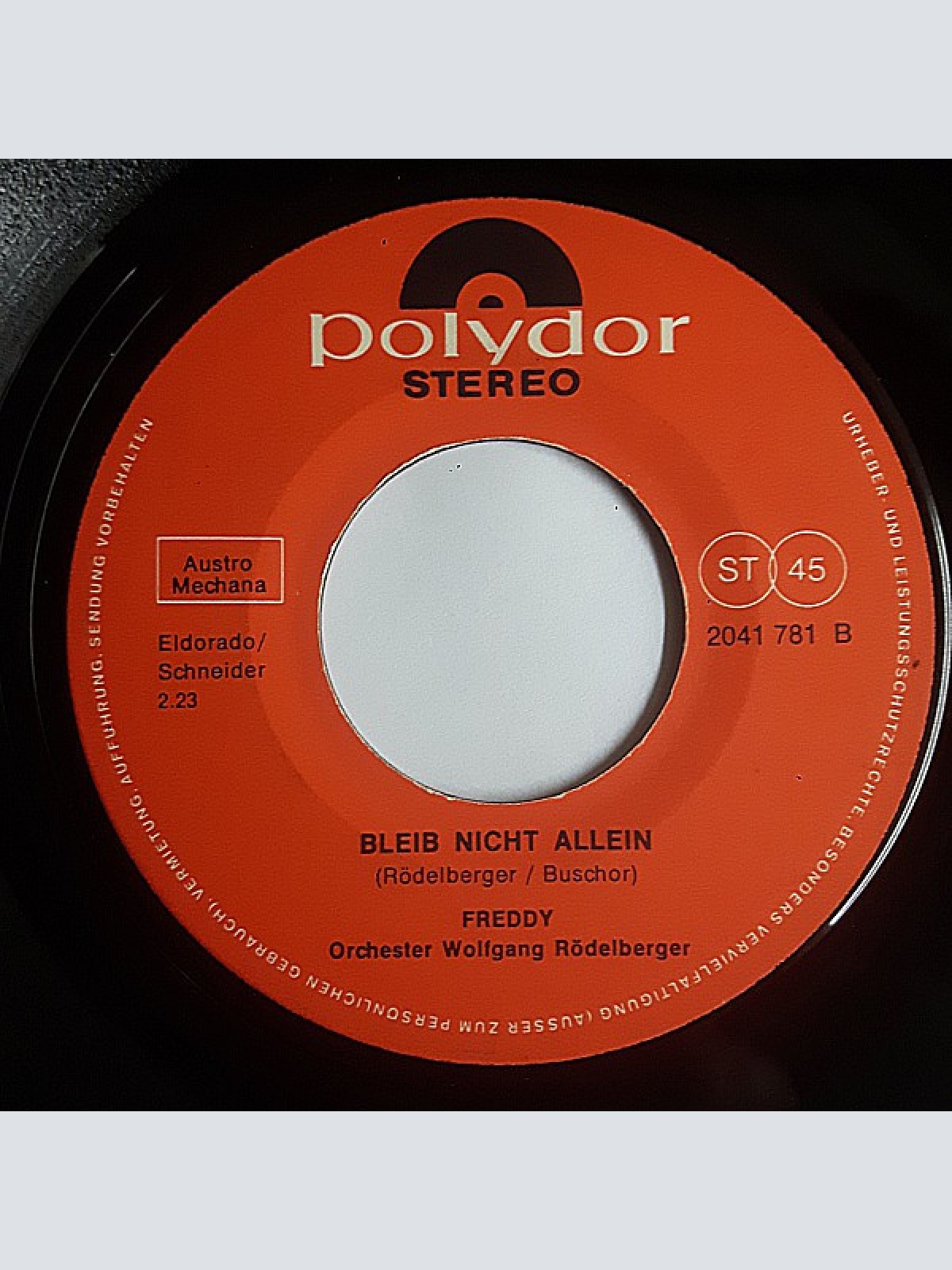 Vinyl / Freddy* - Ein Mädchen Und Ein Matrose