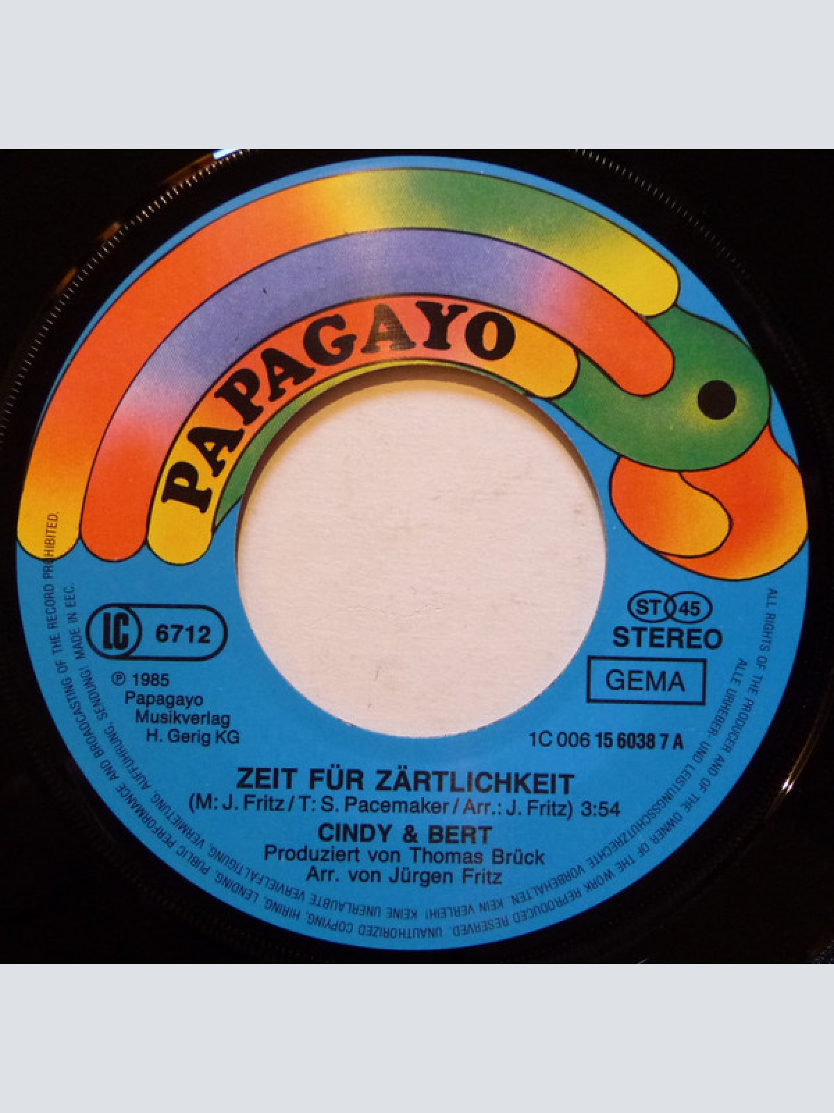 Vinyl / Cindy & Bert - Zeit Für Zärtlichkeit