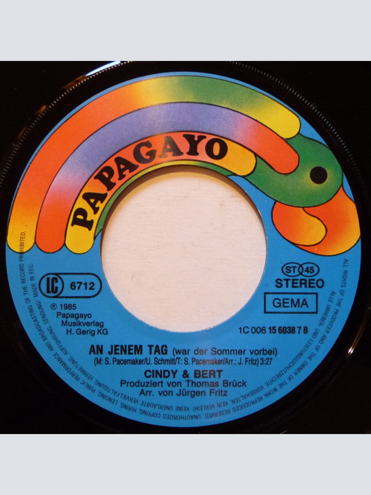 Vinyl / Cindy & Bert - Zeit Für Zärtlichkeit