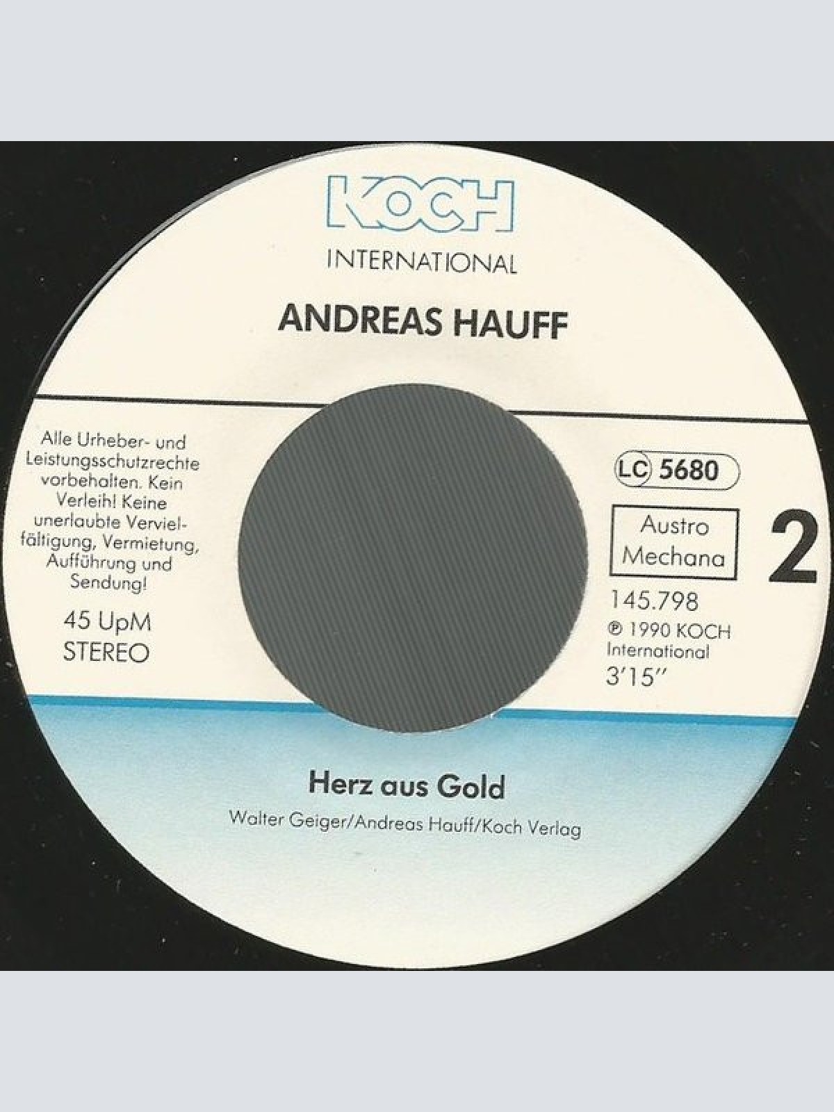 Vinyl / Andreas Hauff - Es Sind Dieselben Sterne