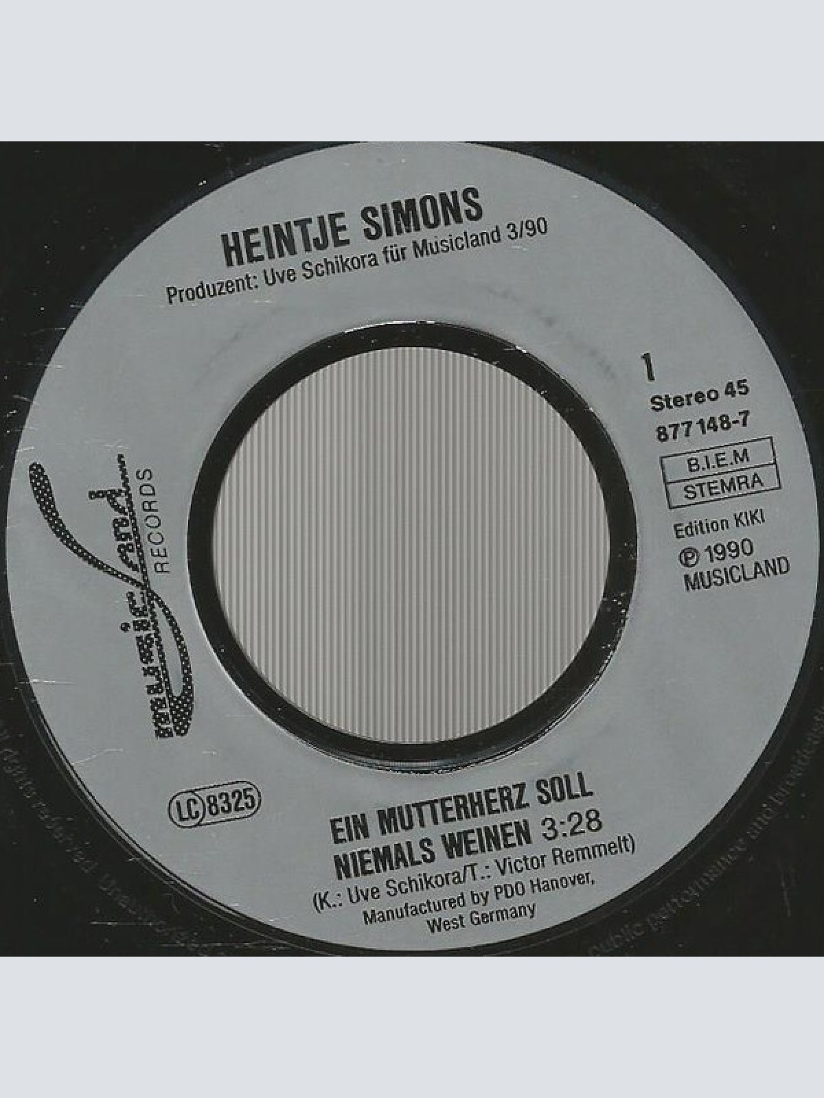 Vinyl / Heintje Simons* - Ein Mutterherz Soll Niemals Weinen