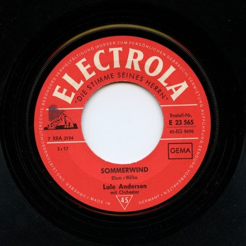 Vinyl / Lale Andersen - Sommerwind