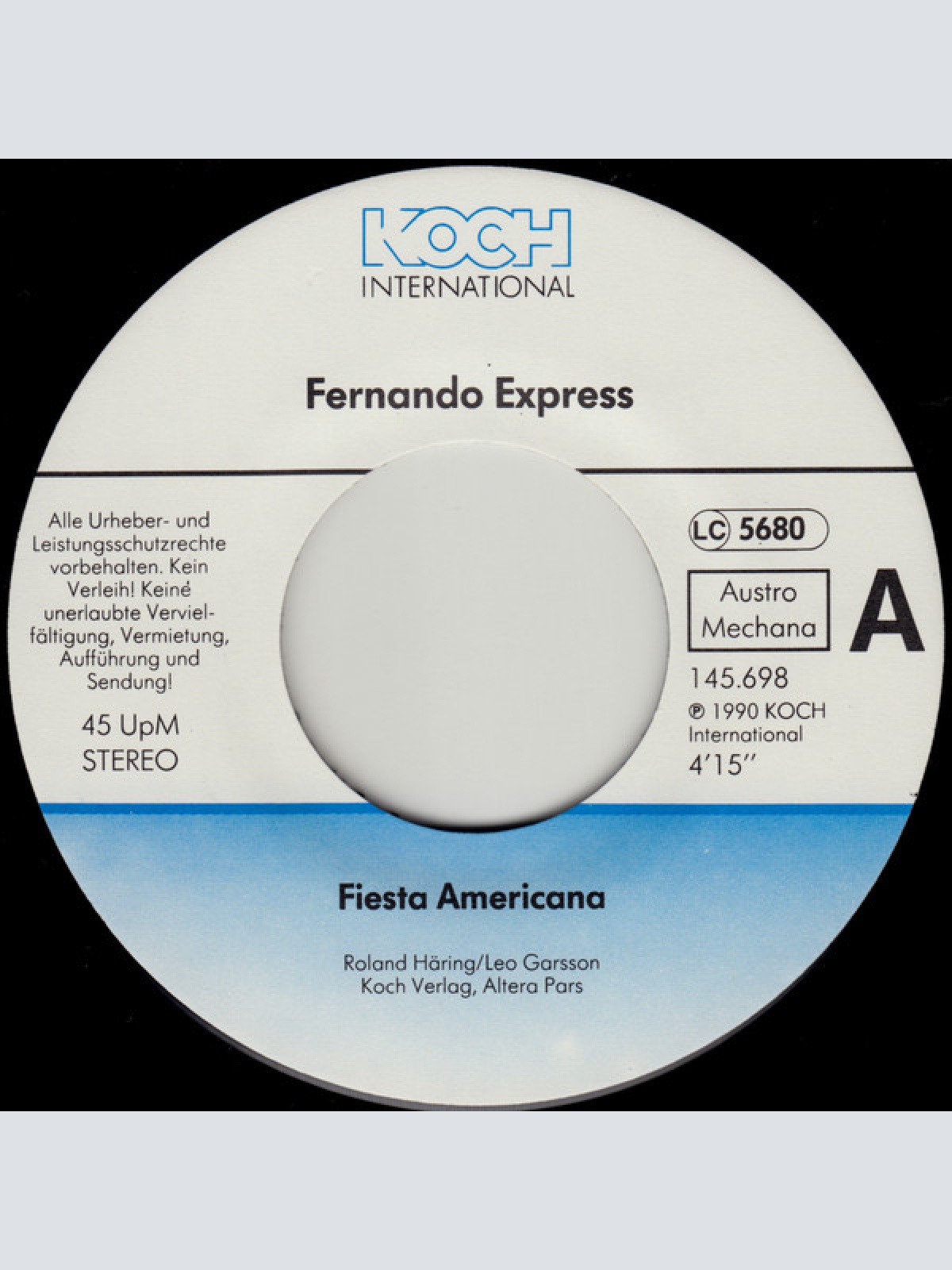 Vinyl / Fernando Express - Fiesta Americana