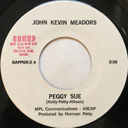 Vinyl / John Kevin Meadors - Peggy Sue