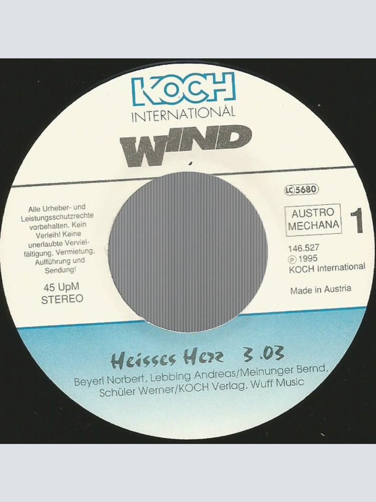 Vinyl / Wind (4) - Heißes Herz