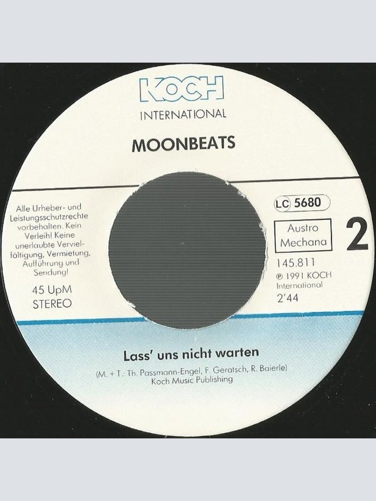Vinyl / Moonbeats - Bis An's Ende Der Nacht