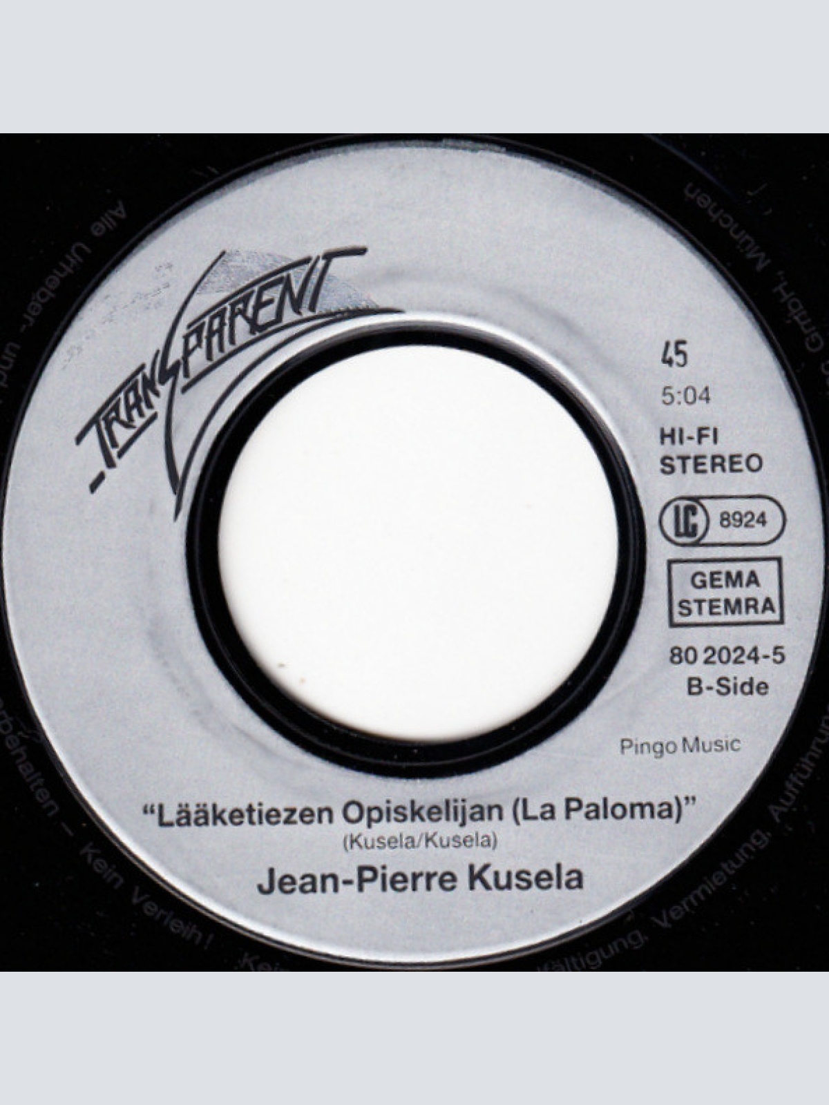 Vinyl / Jean-Pierre Kusela* - Der Lachende Vagabund