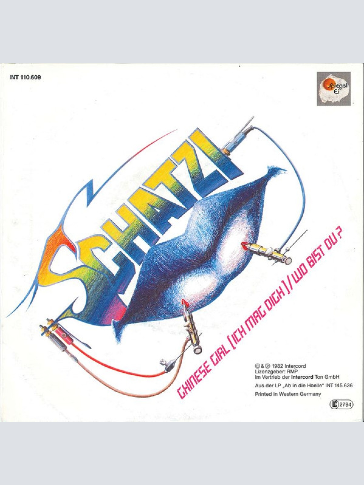 Vinyl / Schatzi - Chinese Girl (Ich Mag Dich) / Wo Bist Du?
