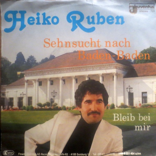 Vinyl / Heiko Ruben - Sehnsucht Nach Baden-Baden