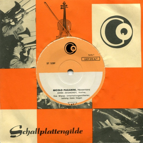 Vinyl / Nicolo Paganini* / Johannes Brahms / Pablo de Sarasate / Denes Zsigmondy, Das Grosse Wiener Unterhaltungsorchester , Leitung: Hans Hagen - Hexentanz / Walzer In A-Dur, Op. 39 / Romanze Andalusa