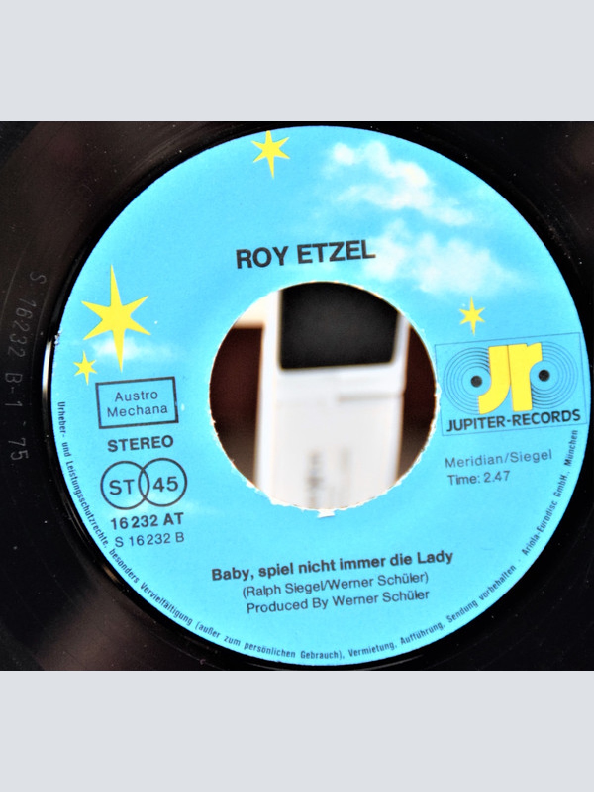 Vinyl / Roy Etzel - Dolannes Melodie / Baby, Spiel Nicht Immer Die Lady