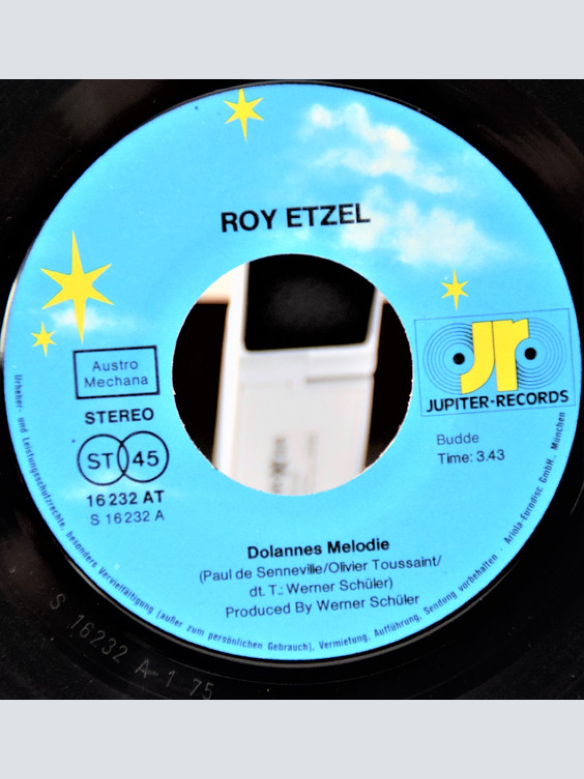 Vinyl / Roy Etzel - Dolannes Melodie / Baby, Spiel Nicht Immer Die Lady