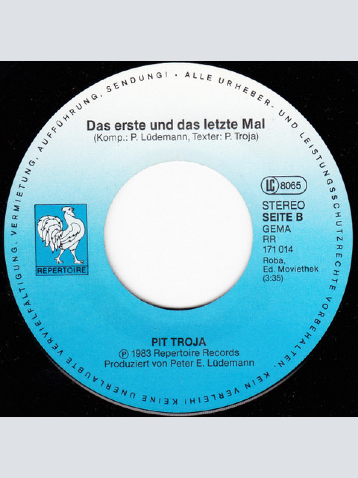 Vinyl / Pit Troja - Kumm Mit (Let's Dance)