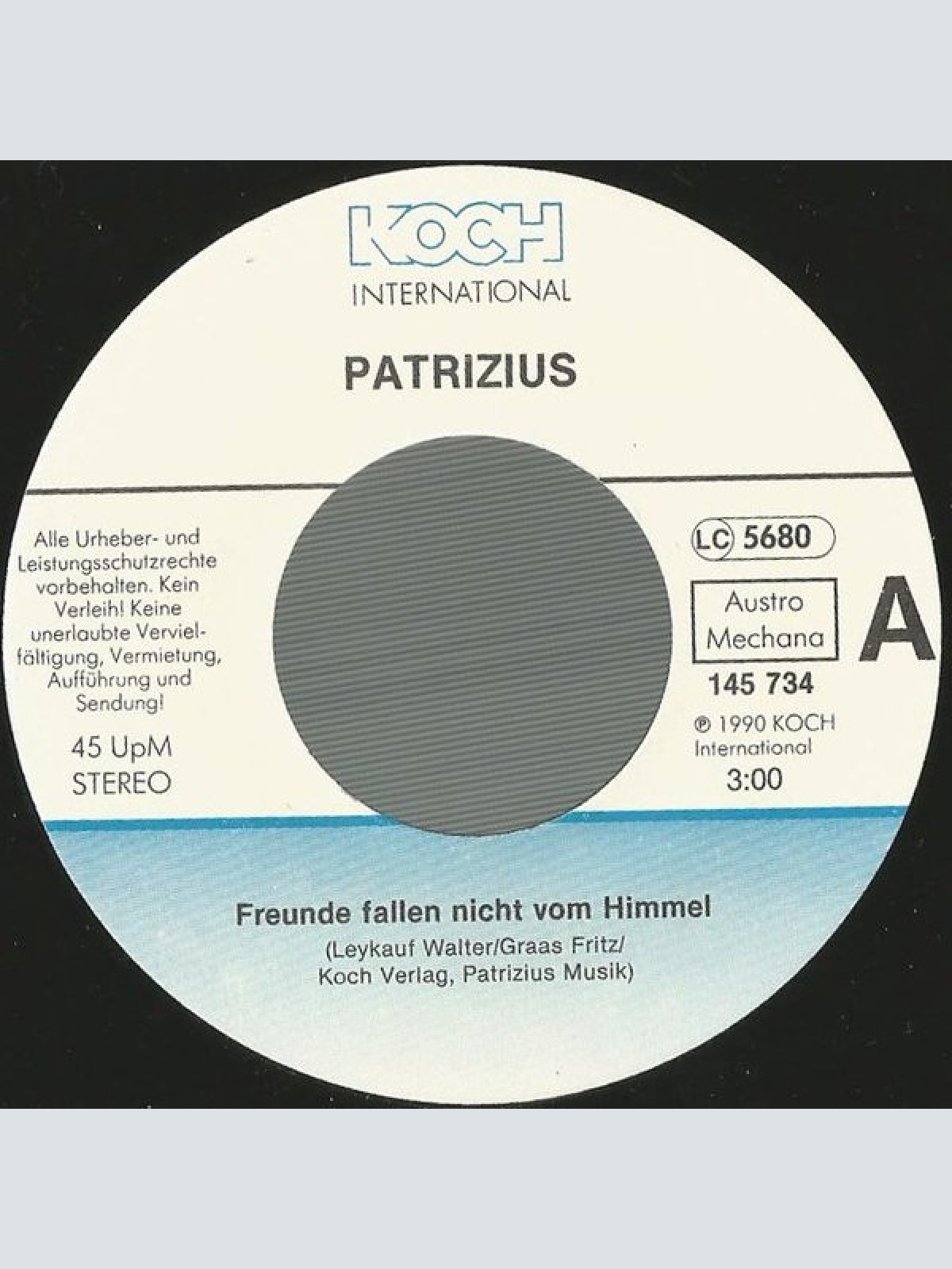 Vinyl / Patrizius - Freunde Fallen Nicht Vom Himmel