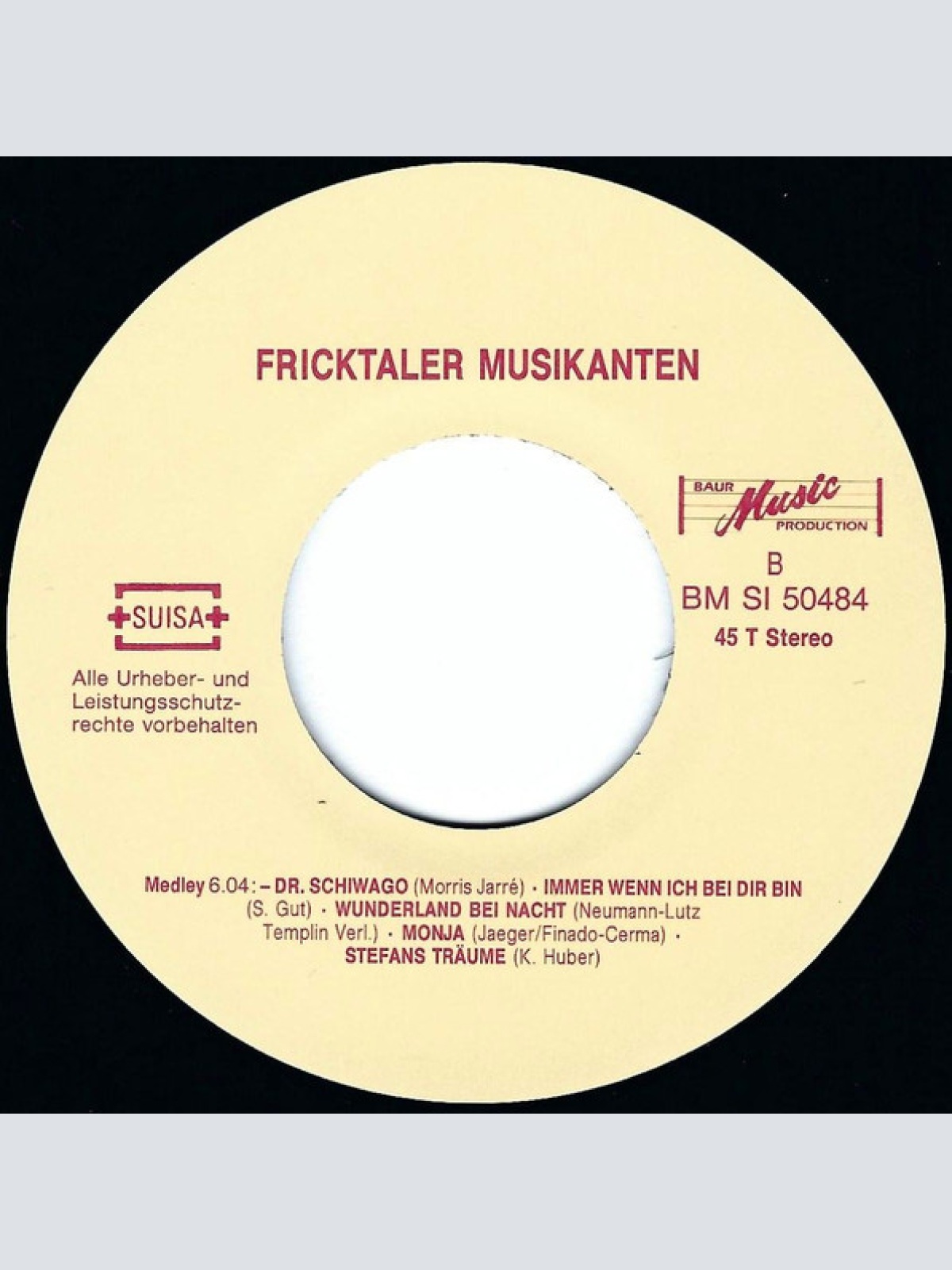 Vinyl / Fricktaler-Musikanten* - Die Fröhliche Schlager-Parade
