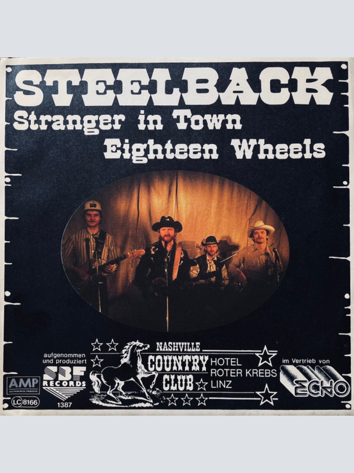 Vinyl / Steelback (2) - Stranger In Town / Eighteen Wheels