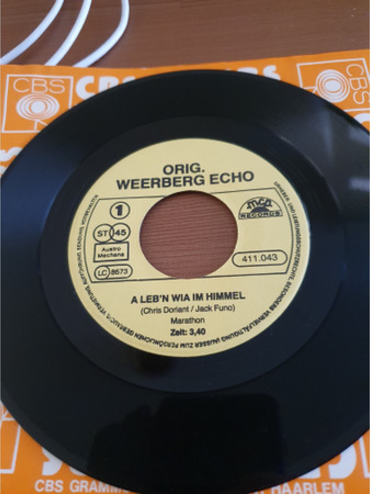 Vinyl / Org. Weerberg Echo - A Leb'n Wia Im Himmel