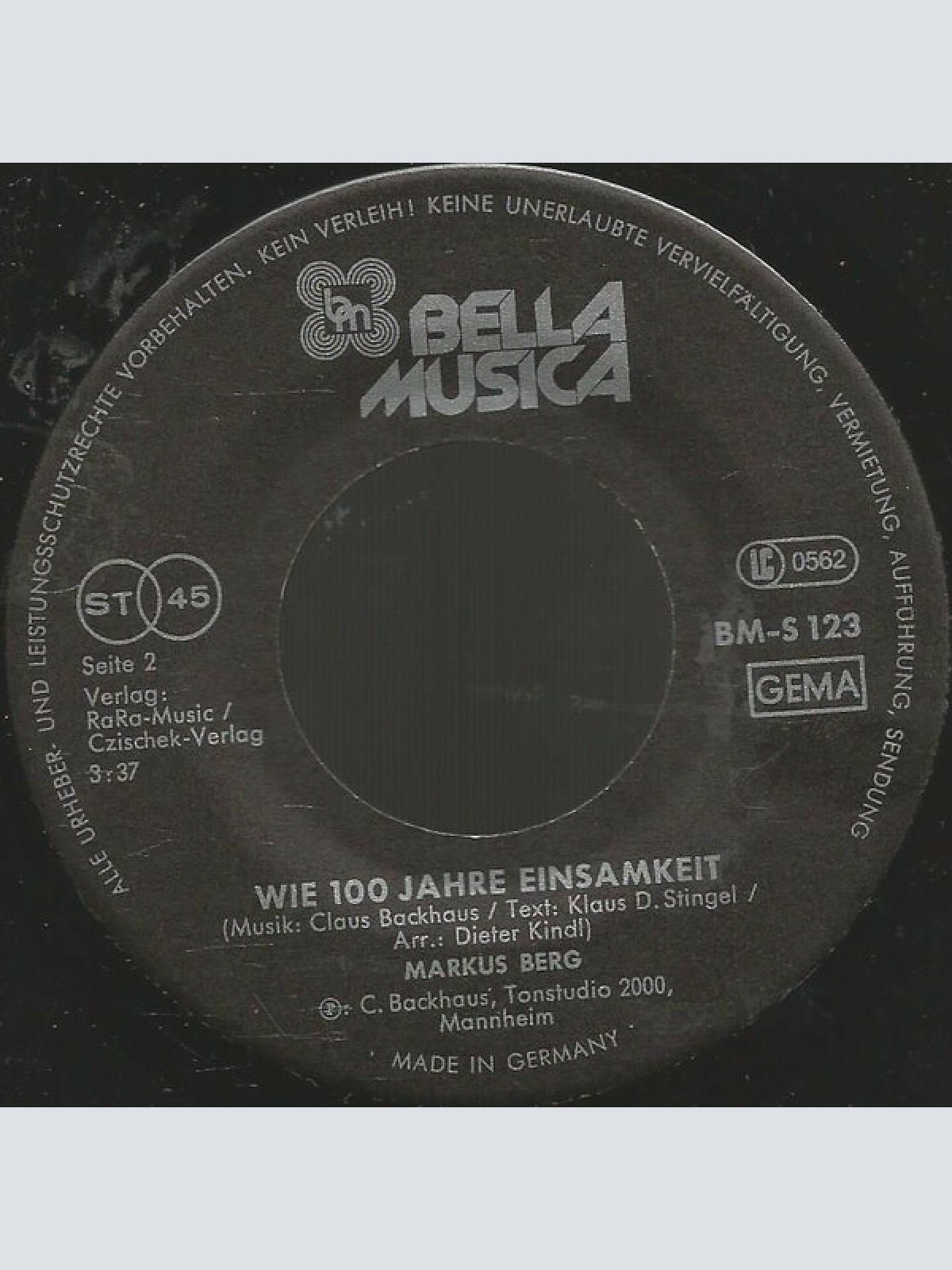 Vinyl / Markus Berg (3) - Das Sind Sachen