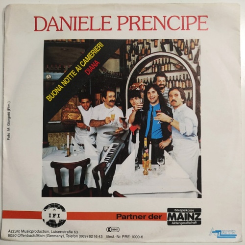 Vinyl / Daniele Prencipe - Buona Notte Ai Camerieri / Diana