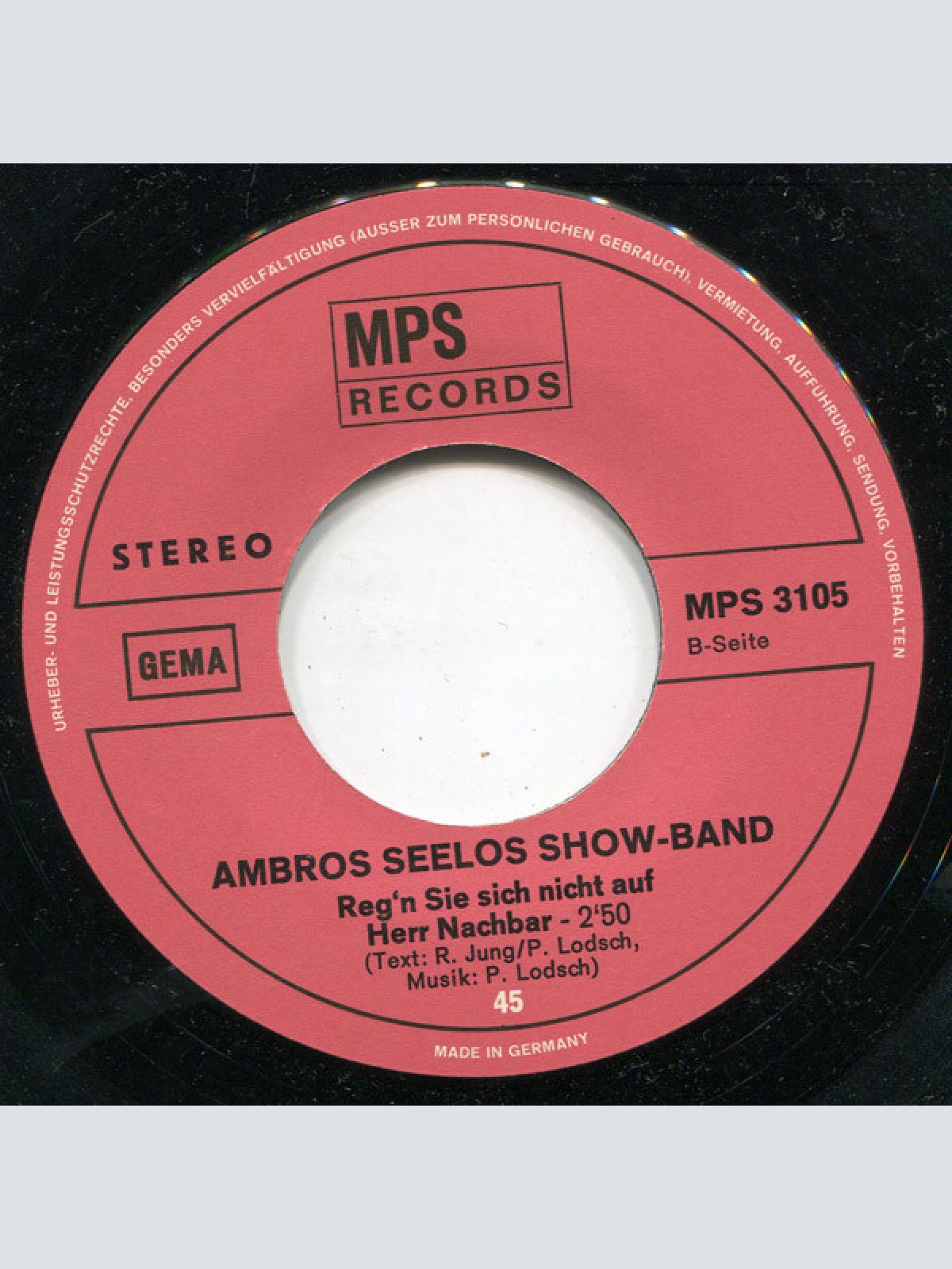 Vinyl / Ambros Seelos Show-Band* - Wir Wollen Endlich Ein Tor Seh'n
