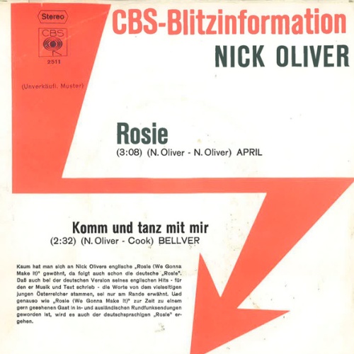 Vinyl / Nick Oliver* - Rosie