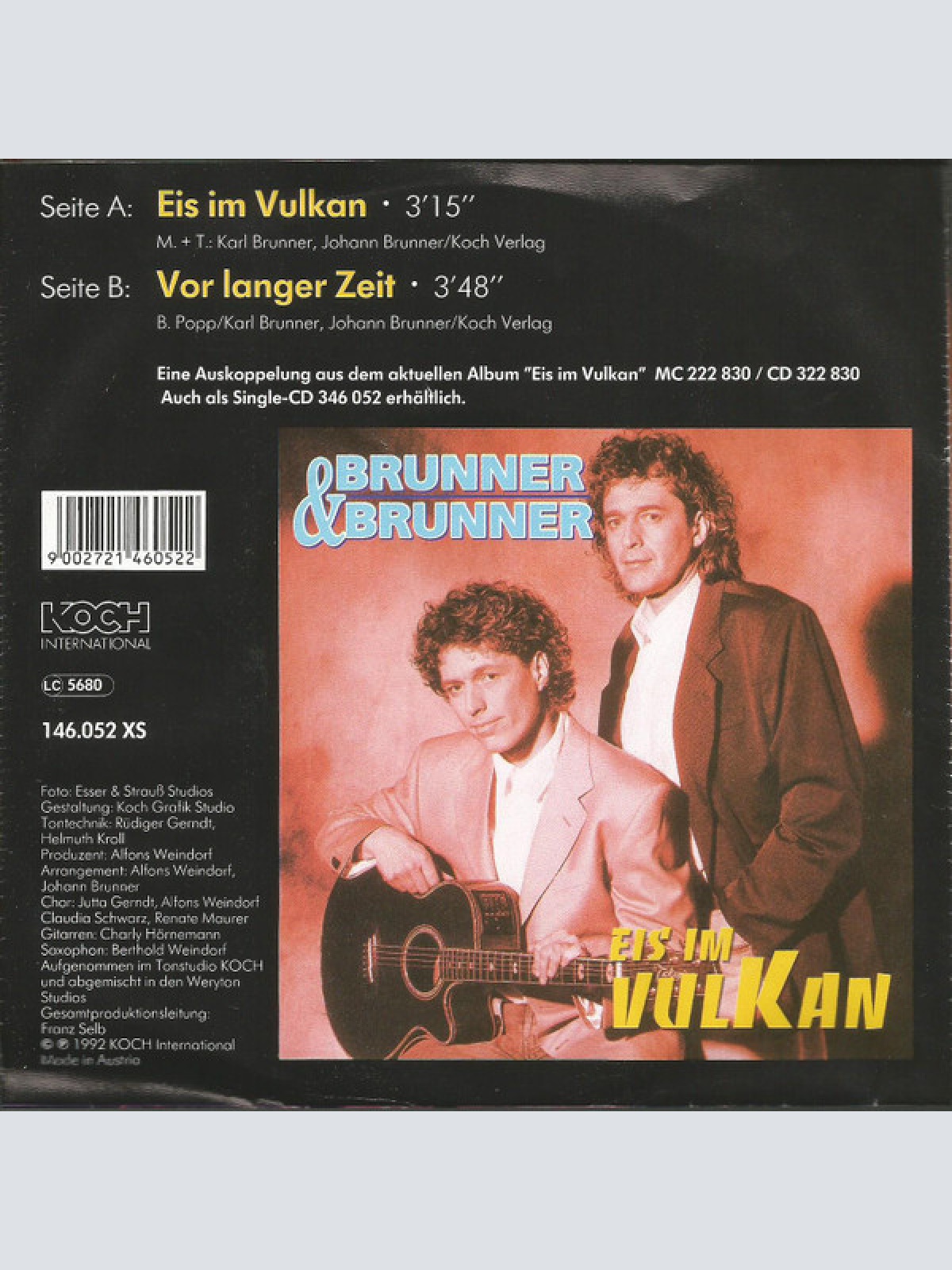 Vinyl / Brunner & Brunner - Eis Im Vulkan