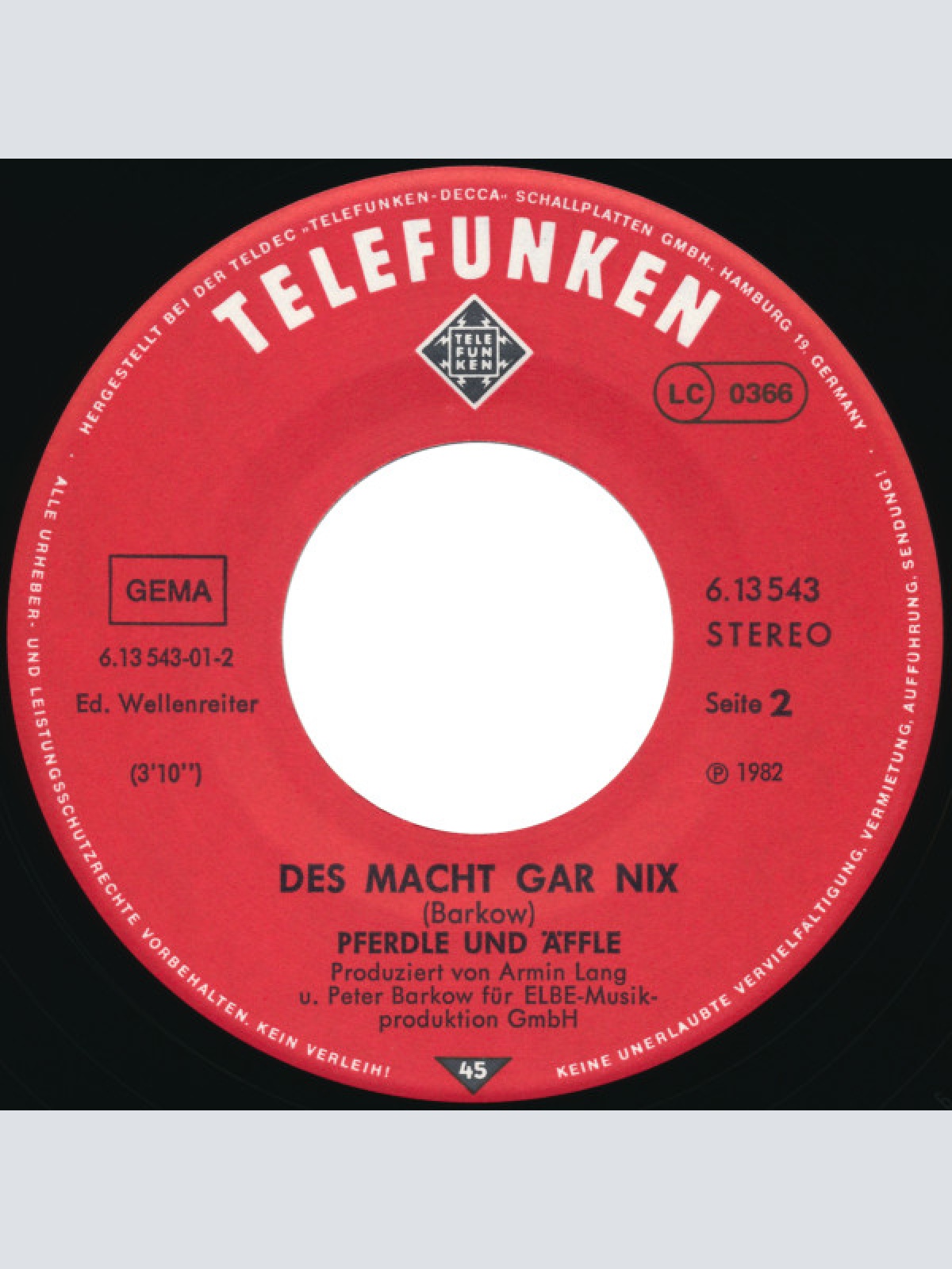 Vinyl / Pferdle & Äffle* - Wir Sind Koine Dommerla