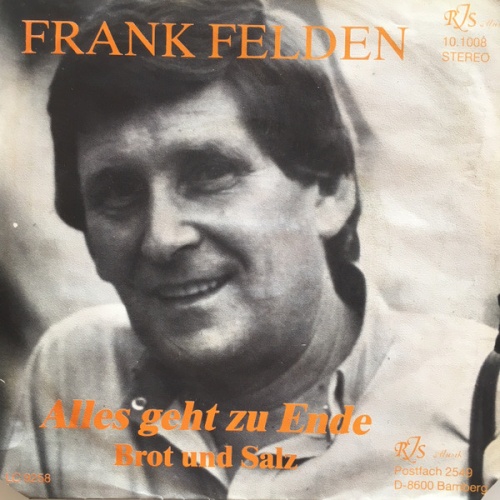 Vinyl / Frank Felden - Alles Geht Zu Ende