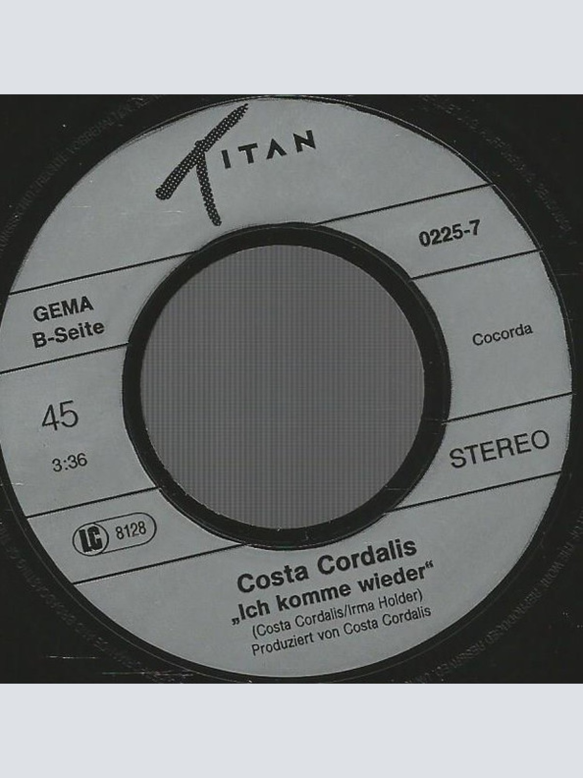 Vinyl / Costa Cordalis - Im Zeichen Der Venus