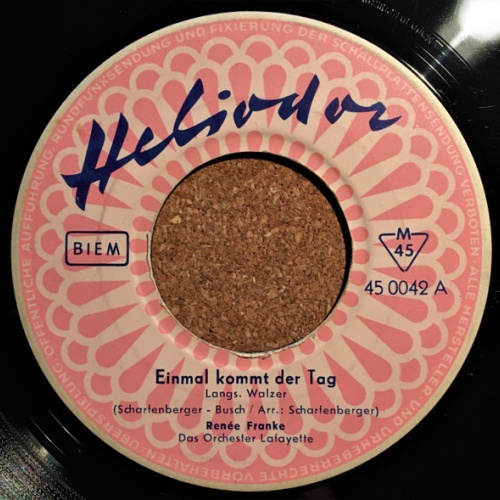 Vinyl / Renée Franke - Einmal Kommt Der Tag