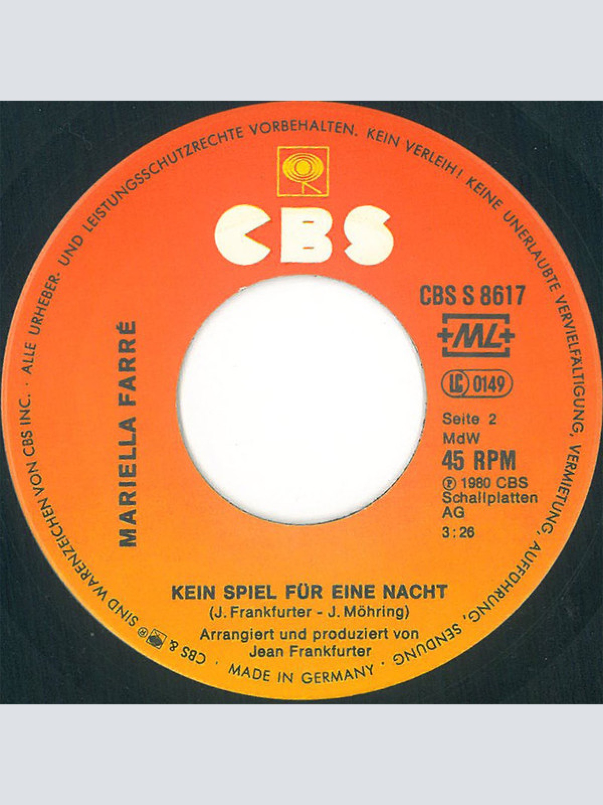 Vinyl / Mariella Farré - Zwei In Einem Boot