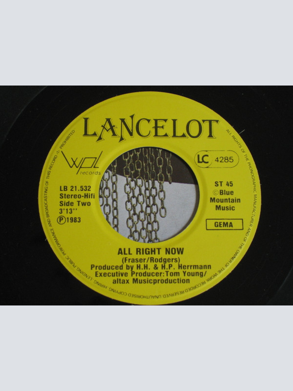 Vinyl / Lancelot (4) - But I Just Can't Stay Behind