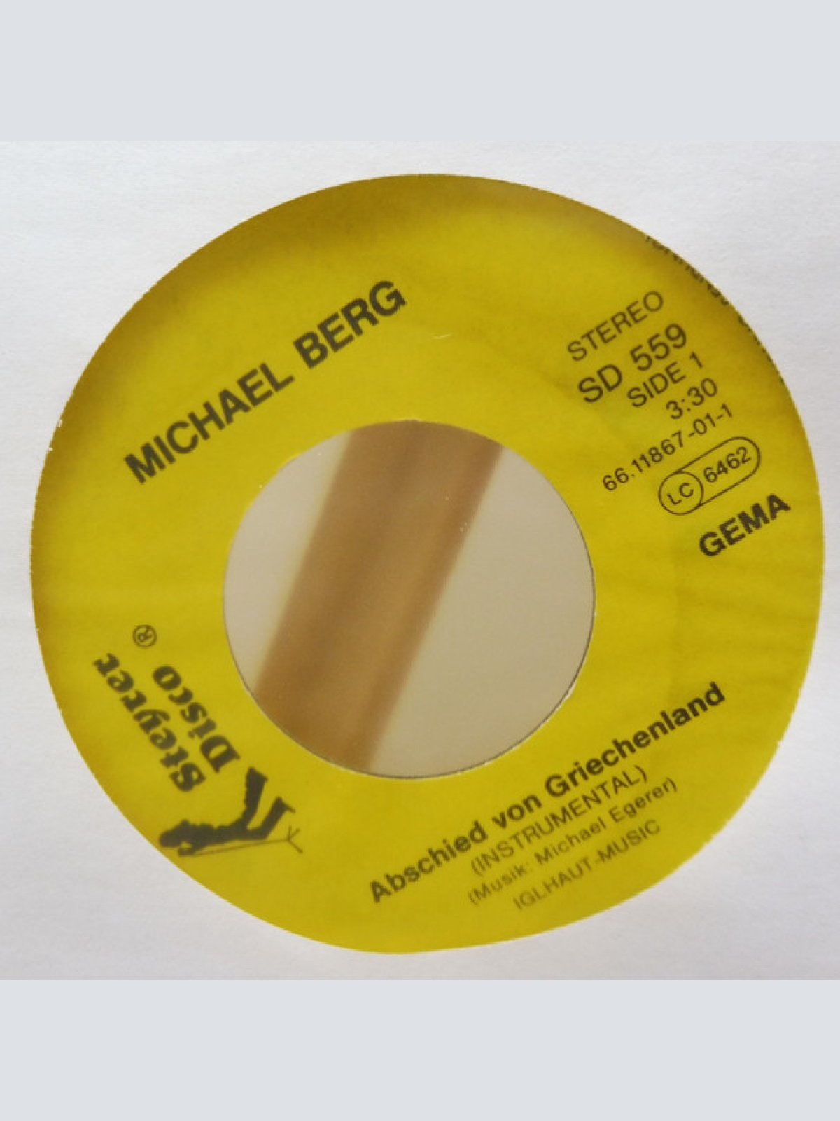 Vinyl / Michael Berg (6) - Abschied Von Griechenland