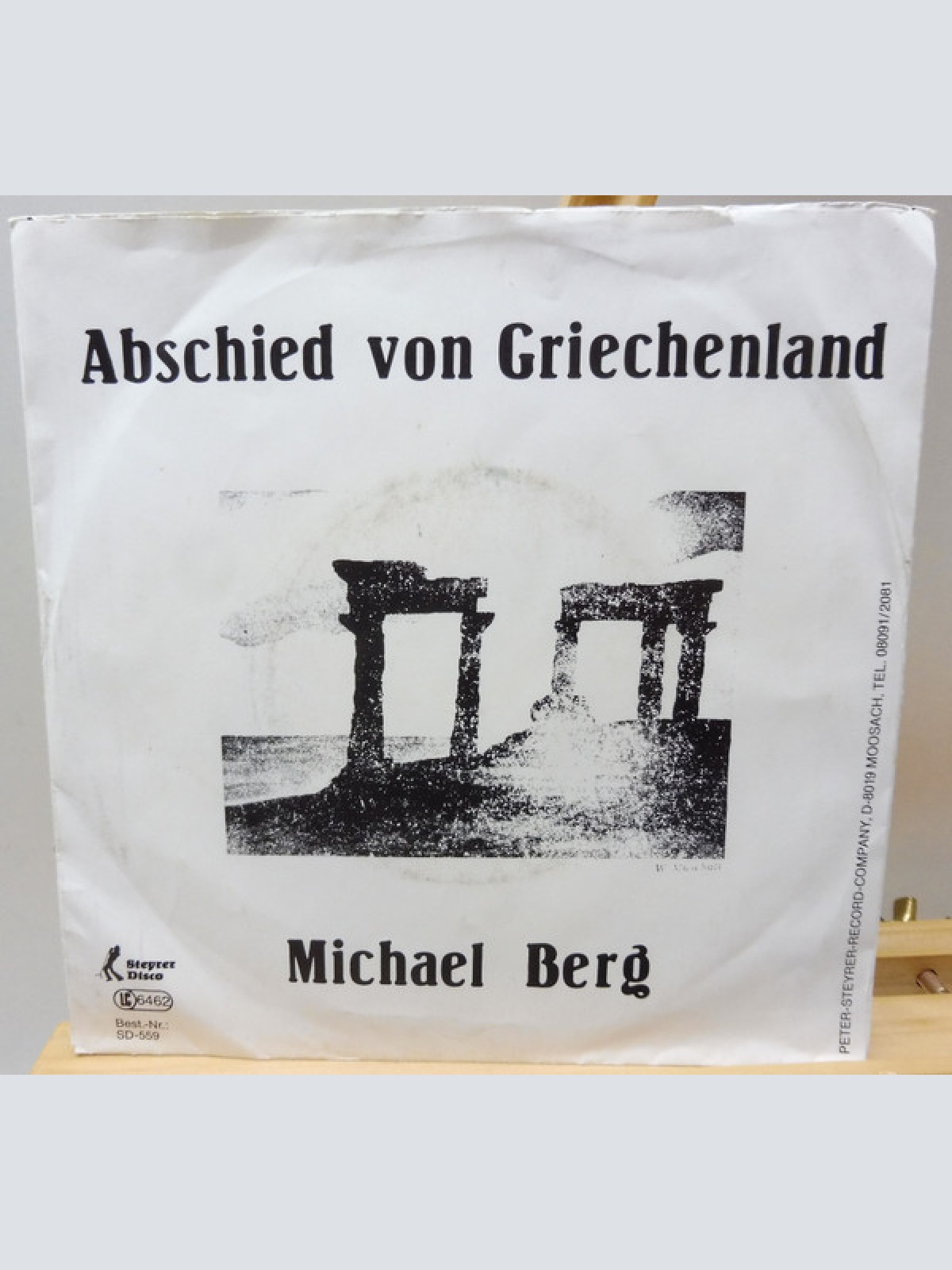 Vinyl / Michael Berg (6) - Abschied Von Griechenland