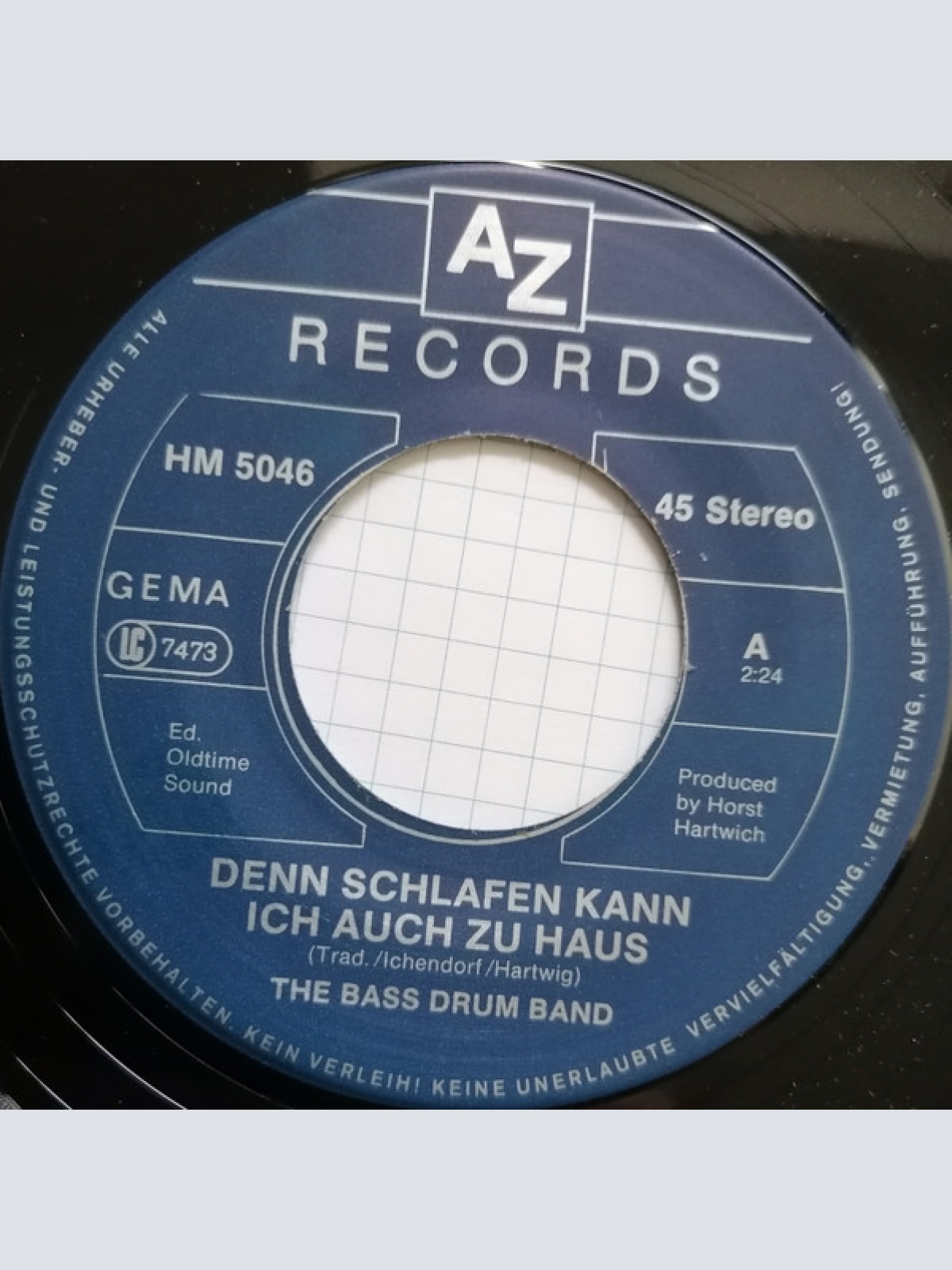 Vinyl / The Bass Drum Band - Denn Schlafen Kann Ich Auch Zu Haus