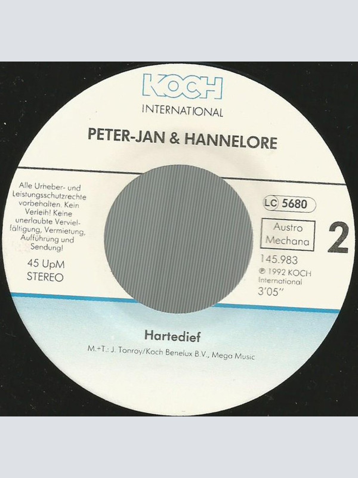 Vinyl / Peter-Jan & Hannelore - Gran Canaria