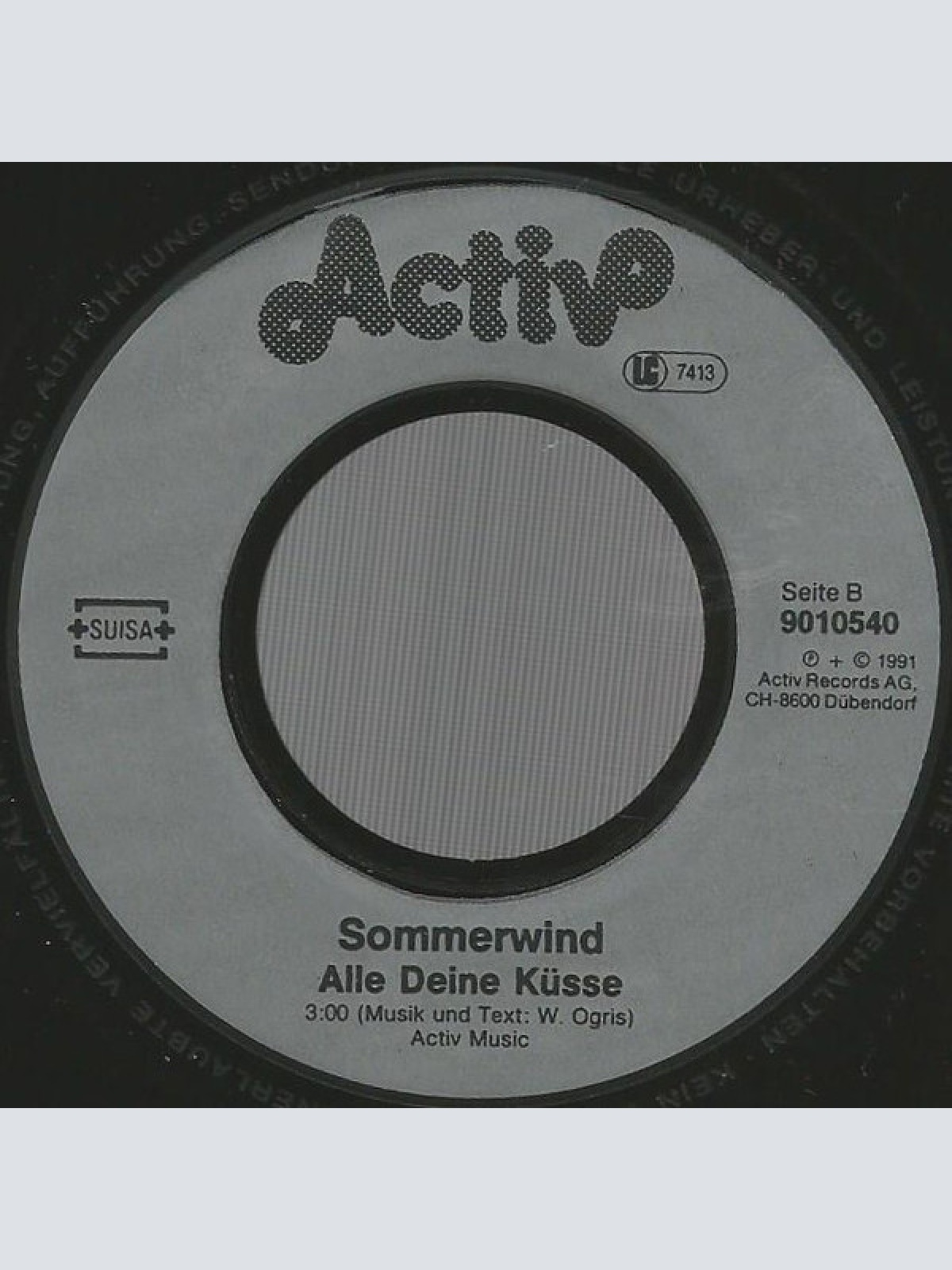 Vinyl / Sommerwind - Zärtliche Augen