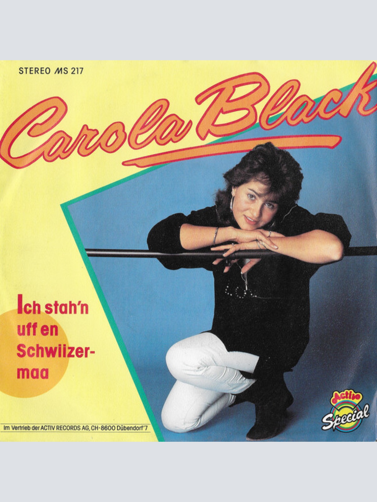 Vinyl / Carola Black - Ich Stah'n Uff En Schwiizermaa
