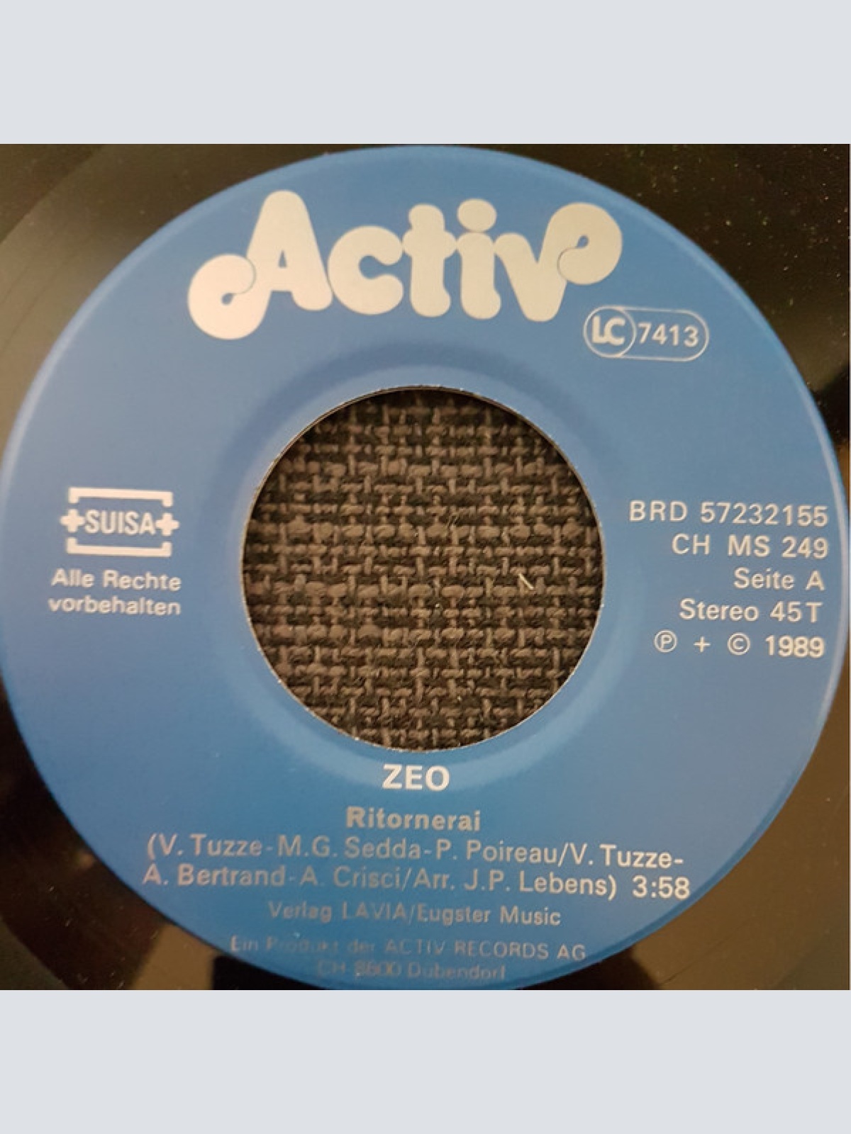 Vinyl / Zeo (8) - Ritornerai