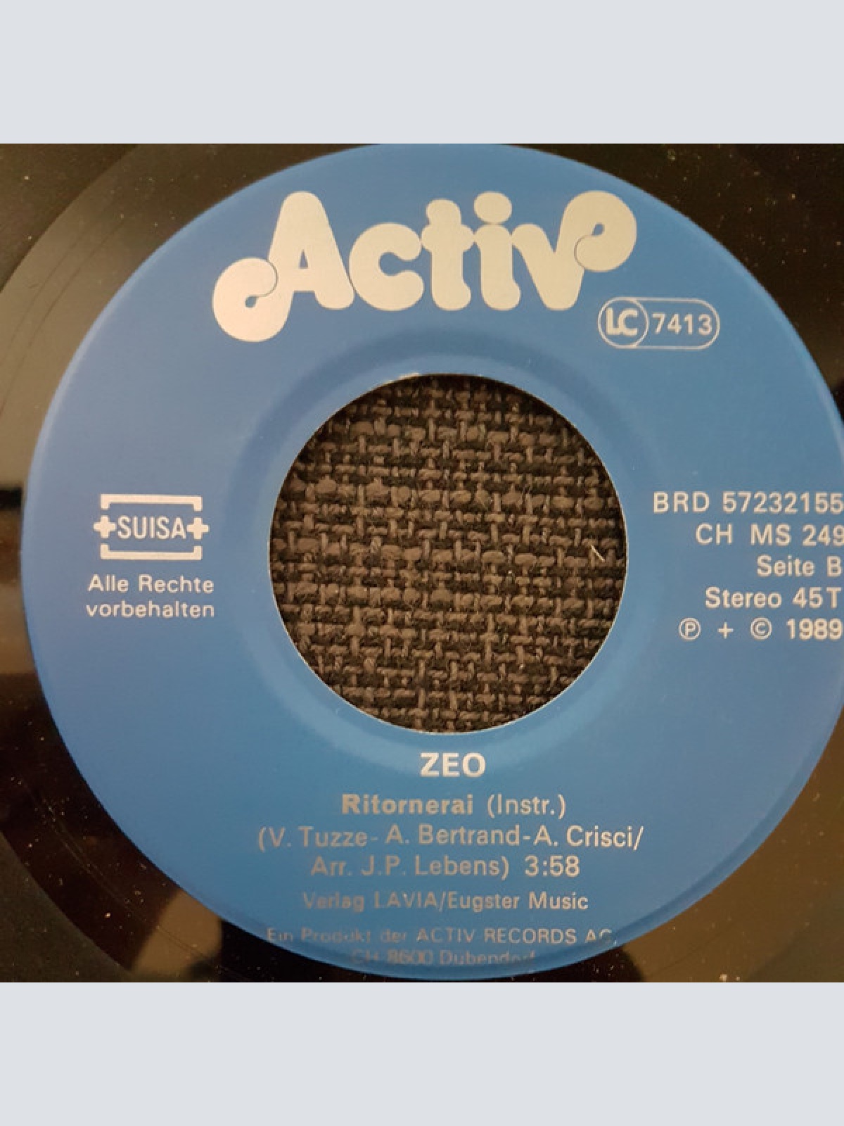 Vinyl / Zeo (8) - Ritornerai