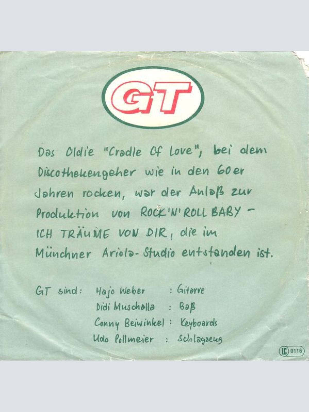 Vinyl / GT (18) - Rock'n Roll Baby - Ich Träume Von Dir