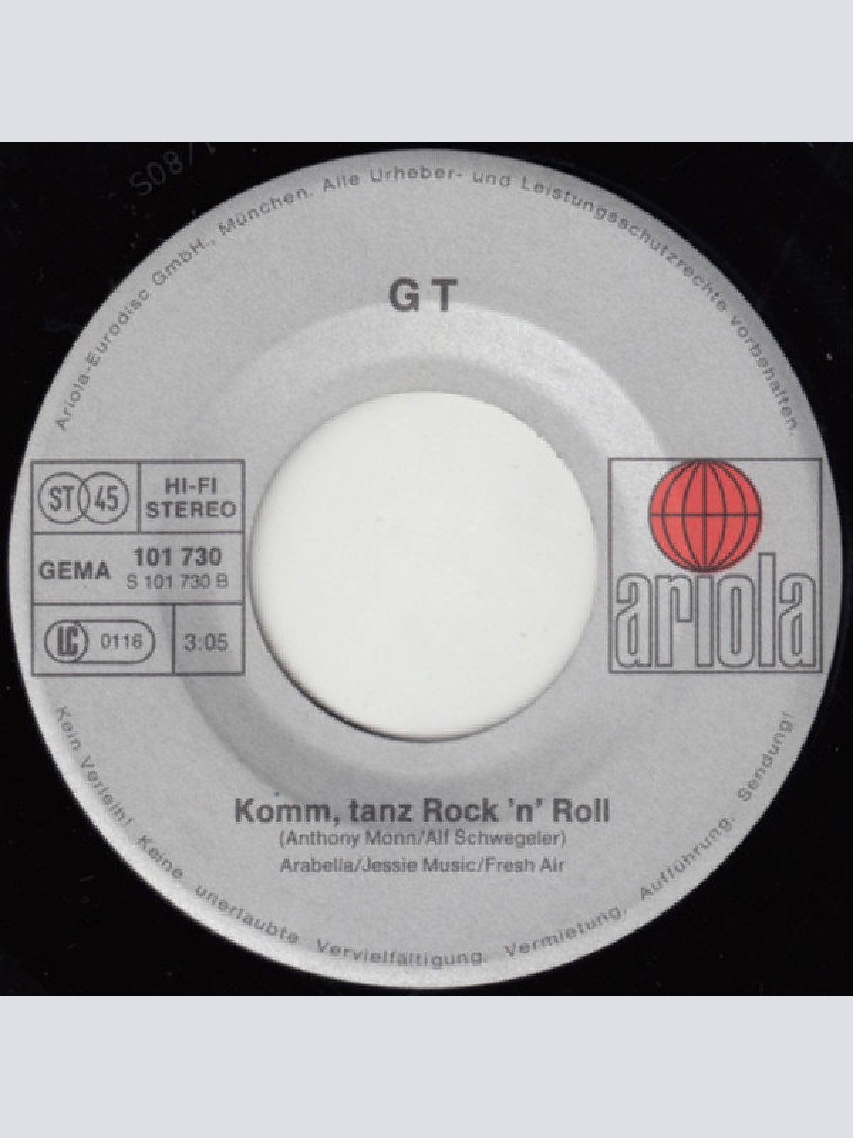 Vinyl / GT (18) - Rock'n Roll Baby - Ich Träume Von Dir