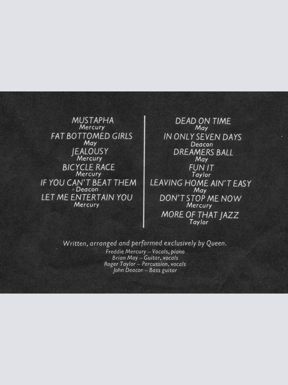 Vinyl / Queen - Jazz