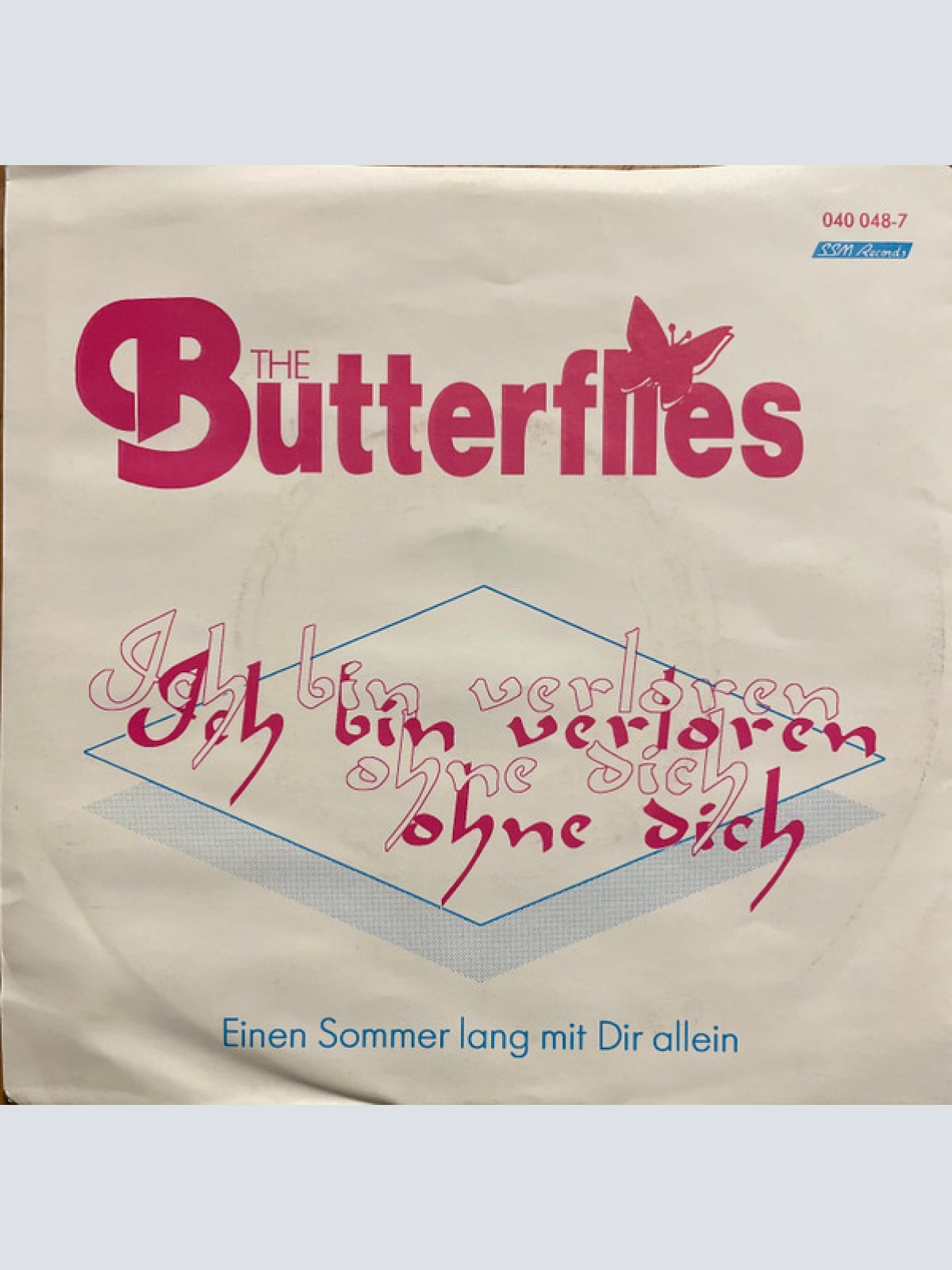 Vinyl / Butterflies (2) - Ich Bin Verloren Ohne Dich / Einen Sommer Lang Mit Dir Allein