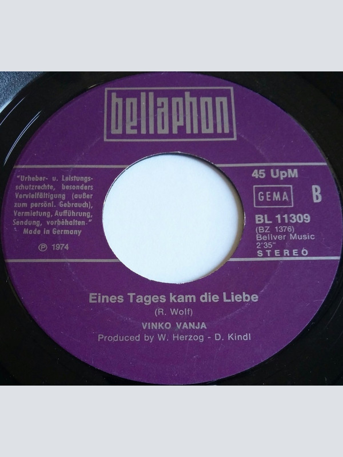 Vinyl / Vinko Vanja - Oh Mamma, Ich Habe Dir Oft Sehr Weh Getan