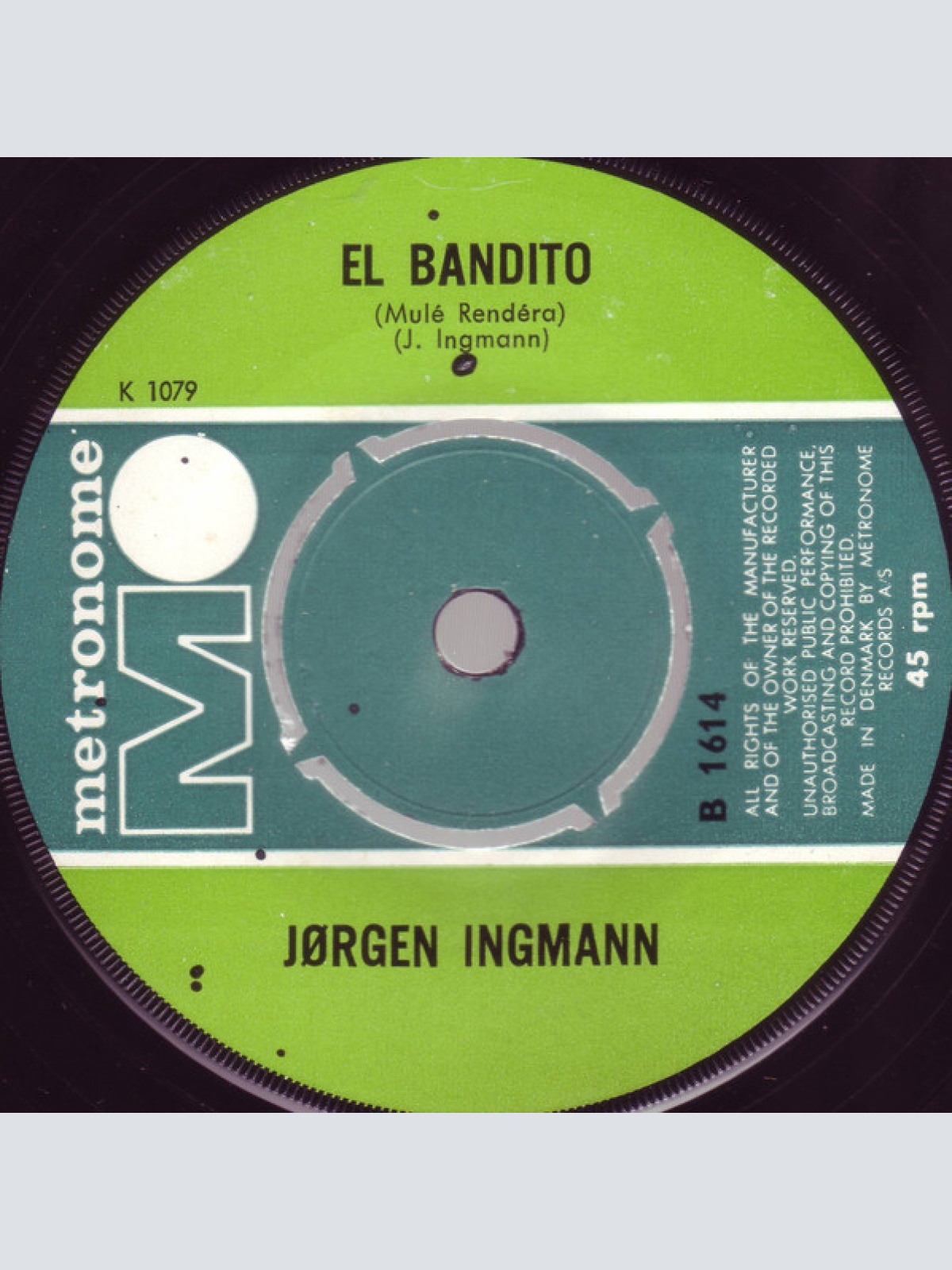 Vinyl / Jørgen Ingmann - El Bandito / Sahara